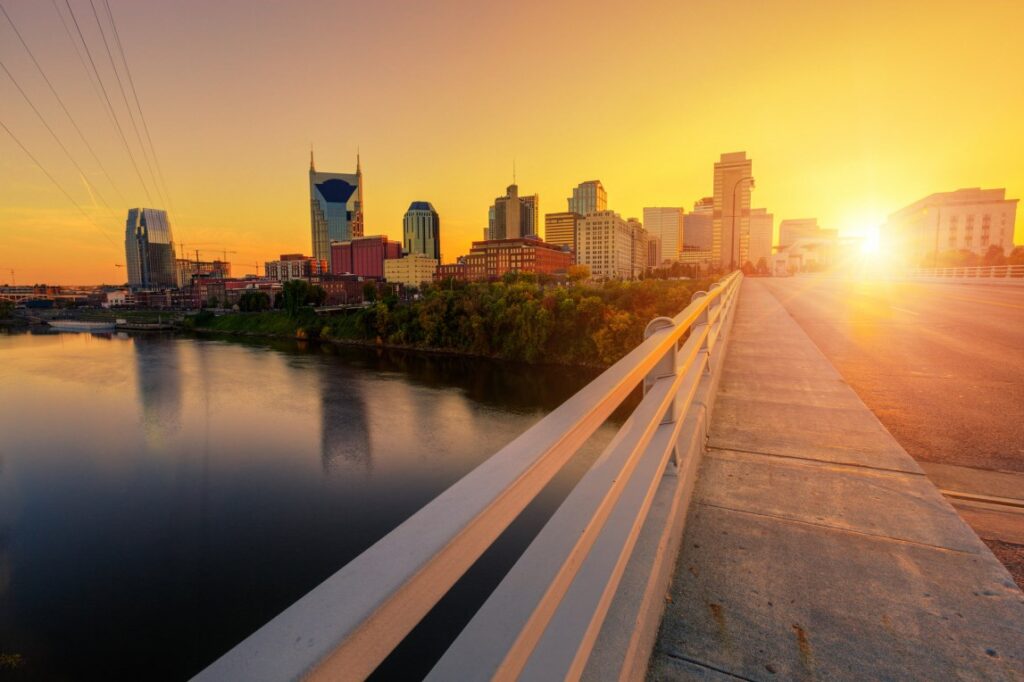 Sunset in Nashville